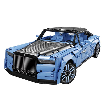 TiaGole MOC Motorized Building Block Set: Classic RR Boat Tail Luxury Car T5018