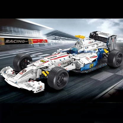 TiaGole MOC Motorized Building Block Set: F1 Formula Racing Sports Car T5009