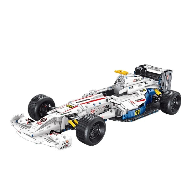 TiaGole MOC Motorized Building Block Set: F1 Formula Racing Sports Car T5009