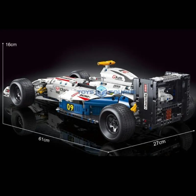 TiaGole MOC Motorized Building Block Set: F1 Formula Racing Sports Car T5009