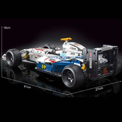 TiaGole MOC Motorized Building Block Set: F1 Formula Racing Sports Car T5009