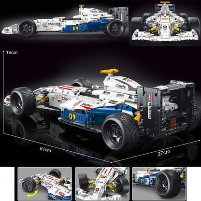 TiaGole MOC Motorized Building Block Set: F1 Formula Racing Sports Car T5009