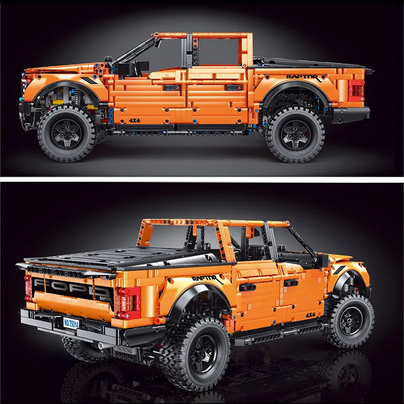 TiaGole MOC Motorized Building Block Set: Ford F-150 Raptor Pickup Truck T5014