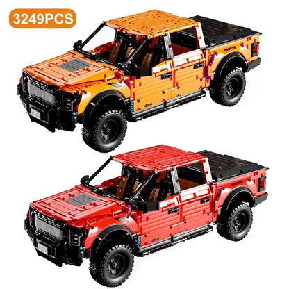 TiaGole MOC Motorized Building Block Set: Ford F-150 Raptor Pickup Truck T5014