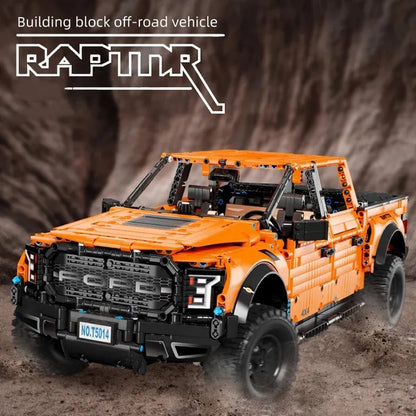 TiaGole MOC Motorized Building Block Set: Ford F-150 Raptor Pickup Truck T5014
