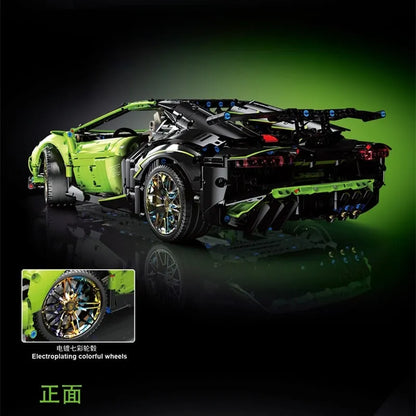 TiaGole MOC Building Block Set: Green Concept Sports Car T5028