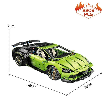 TiaGole MOC Building Block Set: Green Concept Sports Car T5028