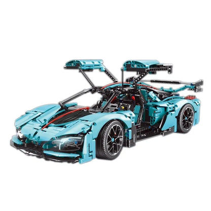 TiaGole MOC Motorized Building Block Set: Hong Qi S9 Super Racing Car T5011