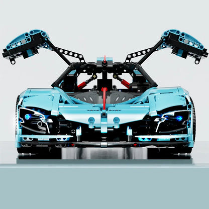 TiaGole MOC Motorized Building Block Set: Hong Qi S9 Super Racing Car T5011