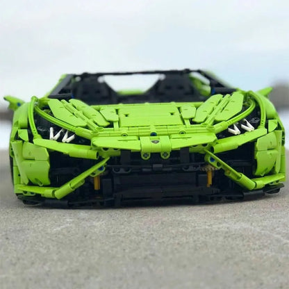 TiaGole MOC Motorized Building Block Set: Huracan Evo Spyder Racing Car T5003