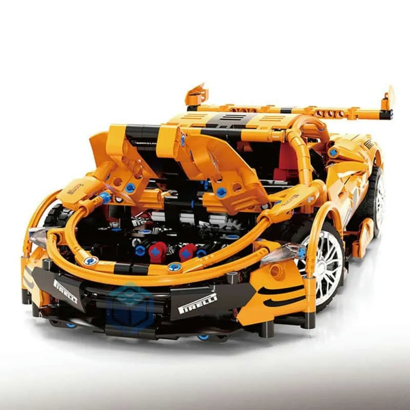 TiaGole MOC Motorized Building Block Set: McLaren P1 Sports Racing Car T2009