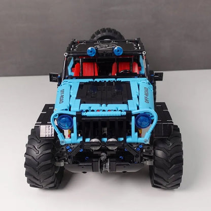 TiaGole MOC Motorized Building Block Set: Off-Road JEEP Wrangler Trailcat SUV T5010