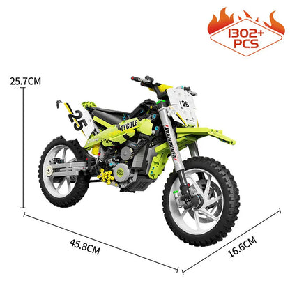 TiaGole MOC Building Block Set: Off Road Motorcycle City Motocross T4018