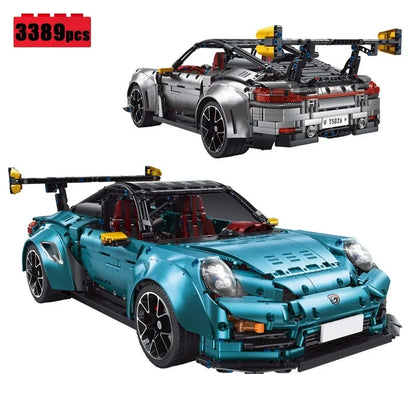 TiaGole MOC Motorized Building Block Set: Porsche 911 GT2 RS Supercar T5026B