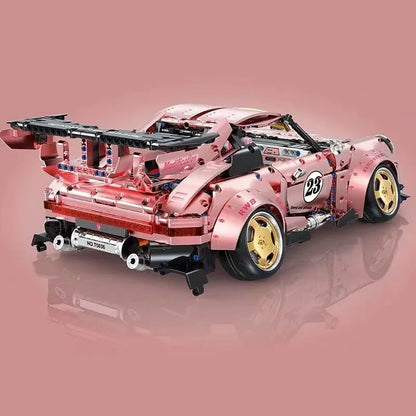 TiaGole MOC Motorized Building Block Set: Porsche 911 RWB Supercar T5036A