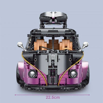 TiaGole MOC Building Block Set: RC Motorized Camper Bus Van T5022B, Model T5022BPF