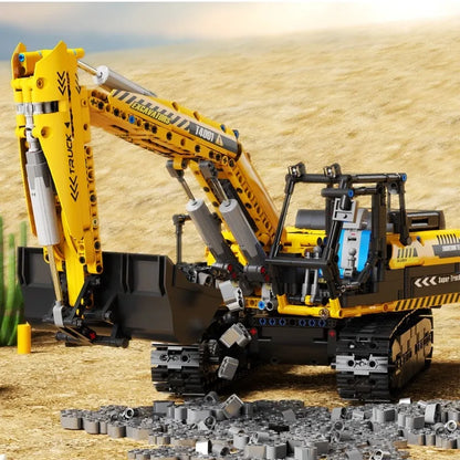 TiaGole MOC Building Block Set: RC Motorized Excavator Truck T4001