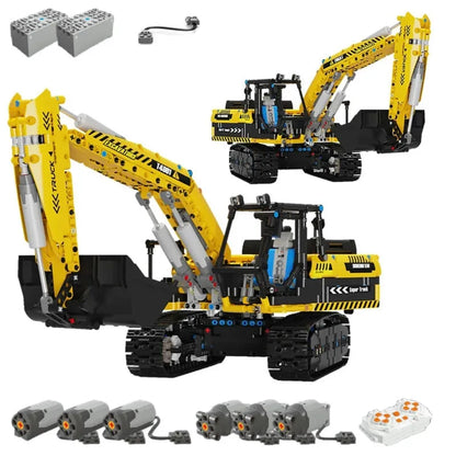 TiaGole MOC Building Block Set: RC Motorized Excavator Truck T4001