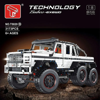 TiaGole MOC Motorized Building Block Set: RC Off-Road LAND CRUISER Truck T5020B, Model T5020BPF