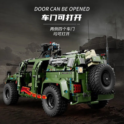 TiaGole MOC Motorized Building Block Set: RC Warrior Off Road SUV Car T4015, Model T4015PF