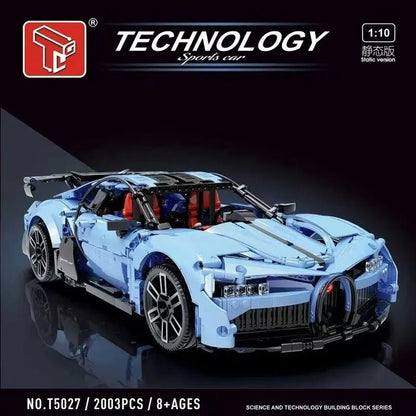 TiaGole MOC Motorized Building Block Set: Super Sports Racing Car T5027A