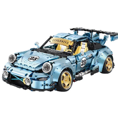 TiaGole MOC Motorized Building Block Set: Supercar Porsche 911 RWB T5036B