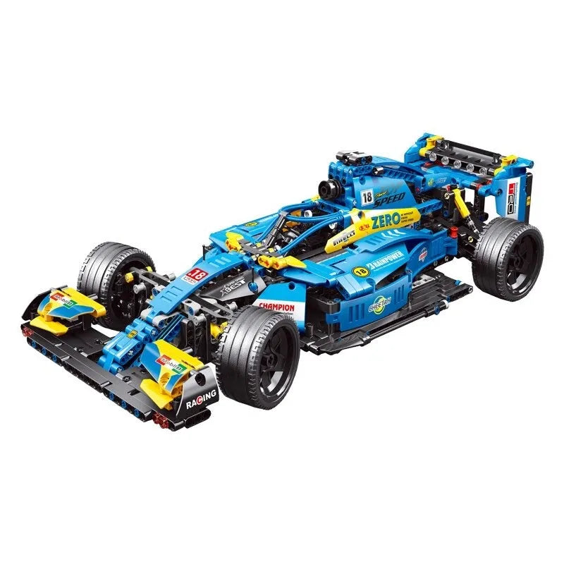 TiaGole MOC Motorized Building Block Set: T2019 F1 Alternate Super Racing Car