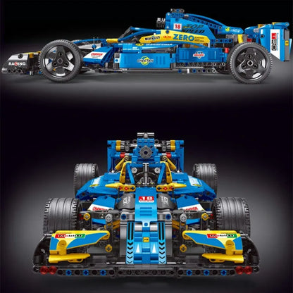 TiaGole MOC Motorized Building Block Set: T2019 F1 Alternate Super Racing Car