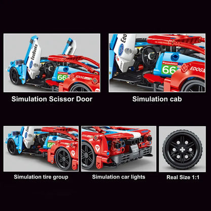 TiaGole MOC Building Block Set: T3027 Super Sports Racing Car