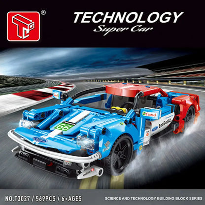 TiaGole MOC Building Block Set: T3027 Super Sports Racing Car