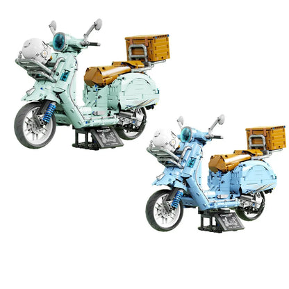 TiaGole MOC Building Block Set: T4025B Vespa Classic 300 Motorcycle