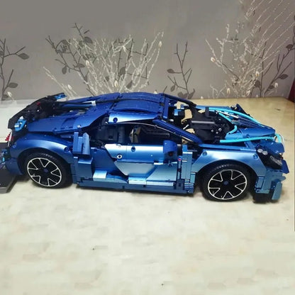 TiaGole MOC Motorized Building Block Set: T5004 Bugatti Divo Racing Car