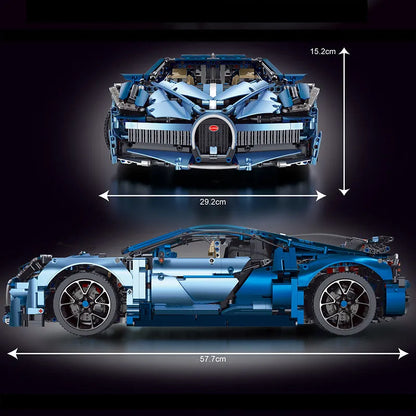 TiaGole MOC Motorized Building Block Set: T5004 Bugatti Divo Racing Car
