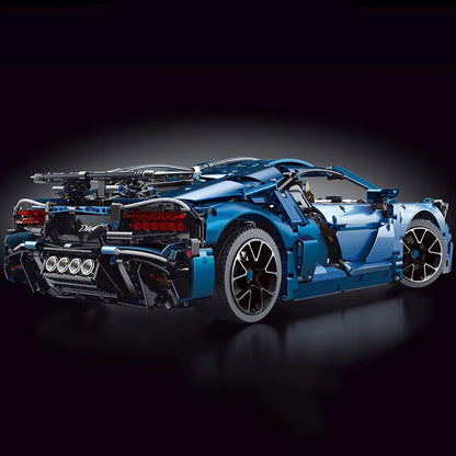 TiaGole MOC Motorized Building Block Set: T5004 Bugatti Divo Racing Car