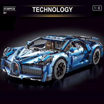 TiaGole MOC Motorized Building Block Set: T5004 Bugatti Divo Racing Car