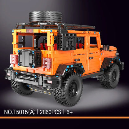 TiaGole MOC Motorized Building Block Set: T5015 Off-Road SUV AWD Tank 300 Car