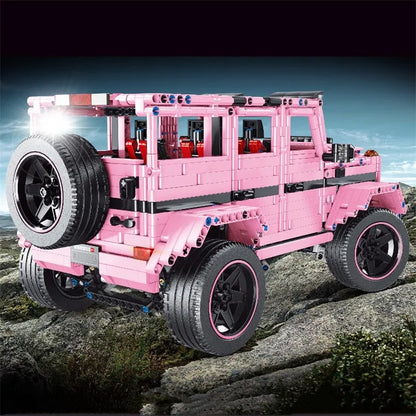 TiaGole MOC Motorized Building Block Set: T5016B King Kong Barbie Off-Road SUV