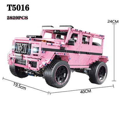TiaGole MOC Motorized Building Block Set: T5016B King Kong Barbie Off-Road SUV