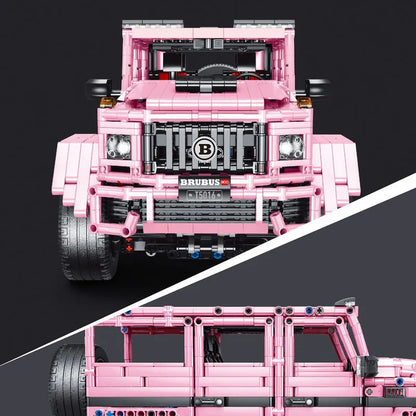 TiaGole MOC Motorized Building Block Set: T5016B RC Off-Road SUV King Kong Barbie, Model T5016BPF