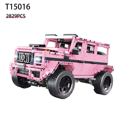 TiaGole MOC Motorized Building Block Set: T5016B RC Off-Road SUV King Kong Barbie, Model T5016BPF