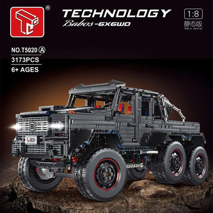 TiaGole MOC Motorized Building Block Set: T5020A LAND CRUISER Off-Road Truck