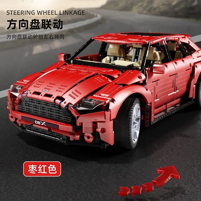 TiaGole MOC Motorized Building Block Set: T5024B Aston Martin DBX Racing Car