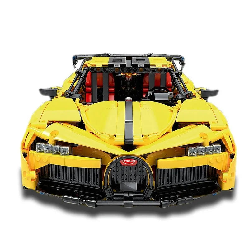 TiaGole MOC Motorized Building Block Set: T5027B Supercar Hyper Racing Car