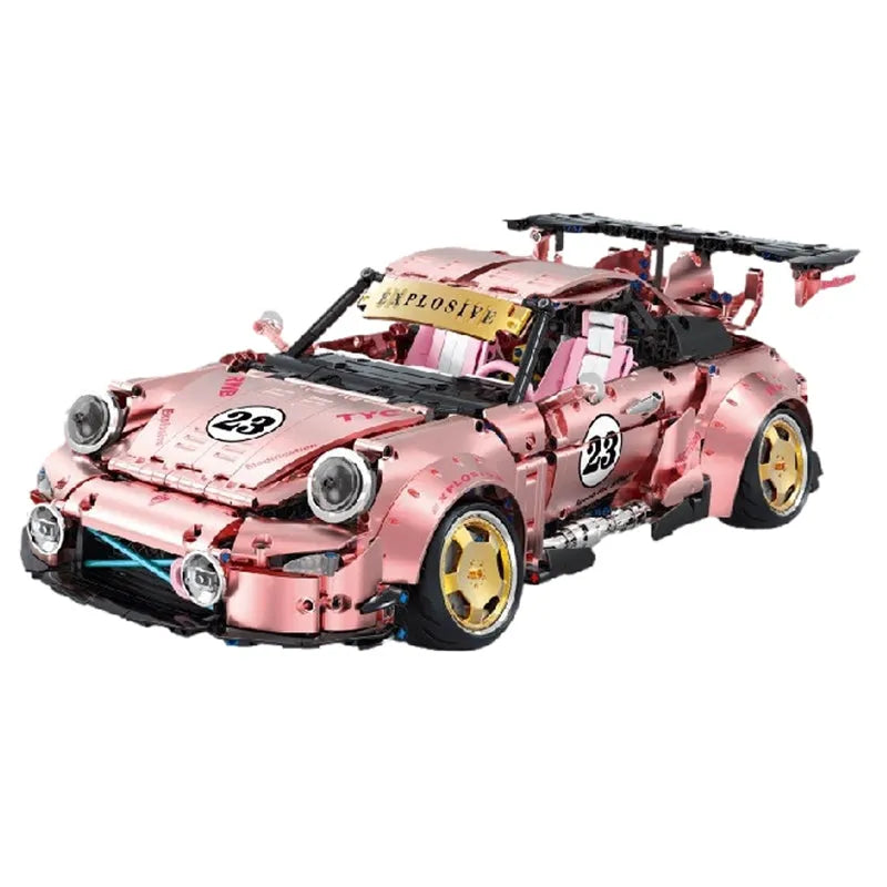 TiaGole Building Block Set: Motorized RC Porsche 911 RWB Supercar T5036A, Model T5036APF