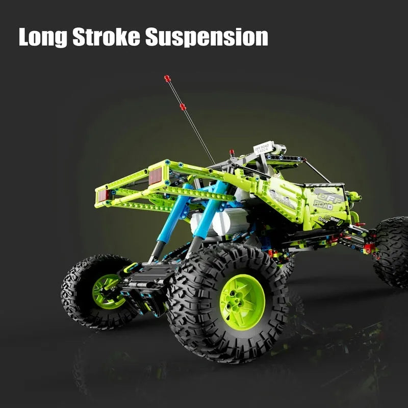 TiaGole MOC Motorized Building Block Set: Off Road Racing Buggy Car T4024