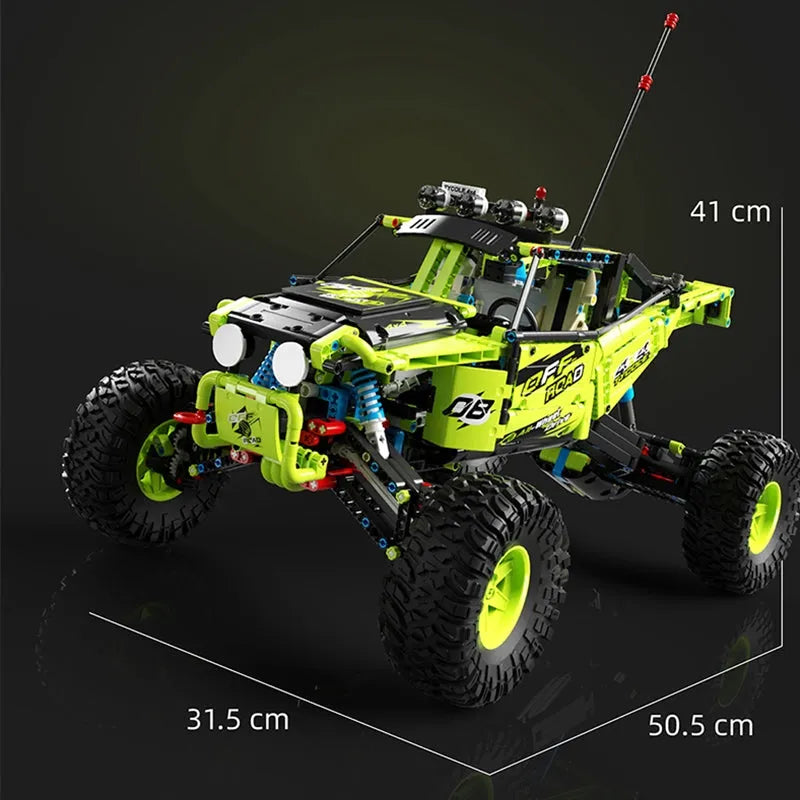 TiaGole MOC Motorized Building Block Set: Off Road Racing Buggy Car T4024