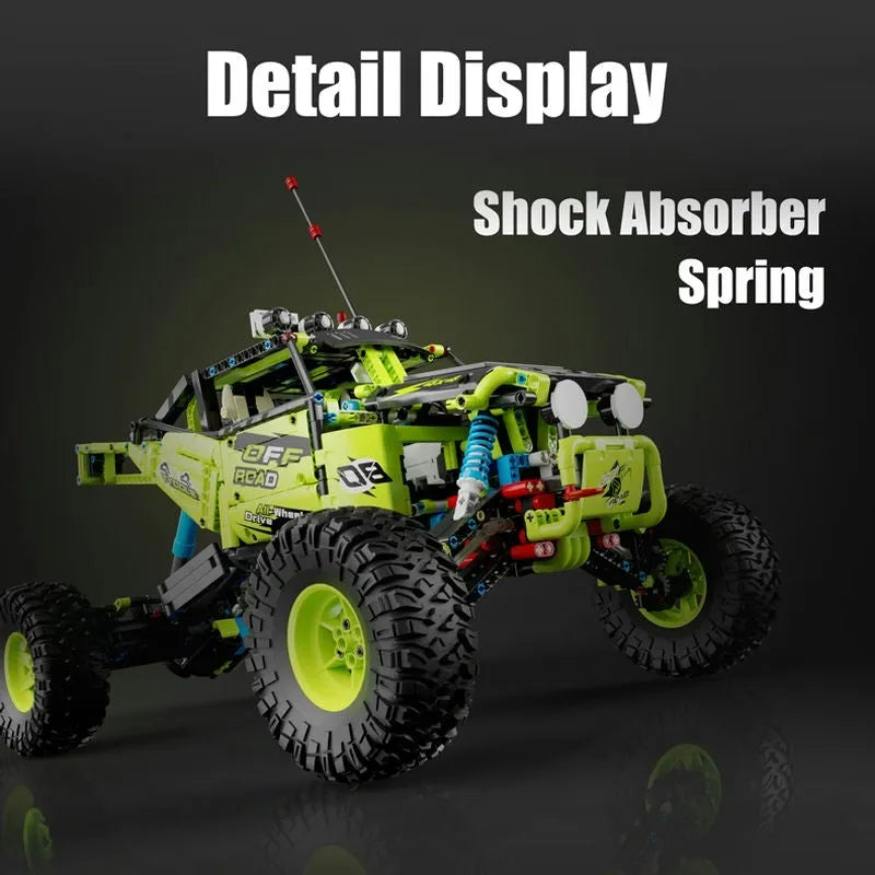 TiaGole MOC Motorized Building Block Set: Off Road Racing Buggy Car T4024
