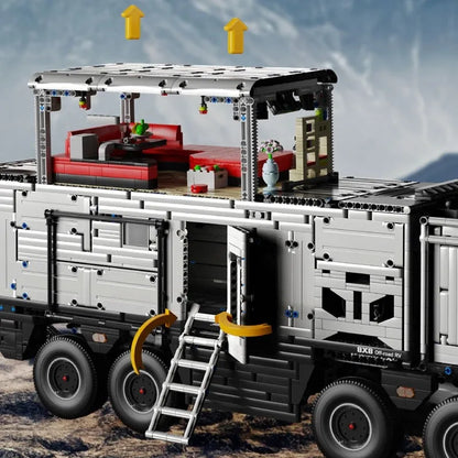 TiaGole MOC Motorized Building Block Set: RV Off-Road Heavy Truck T4009