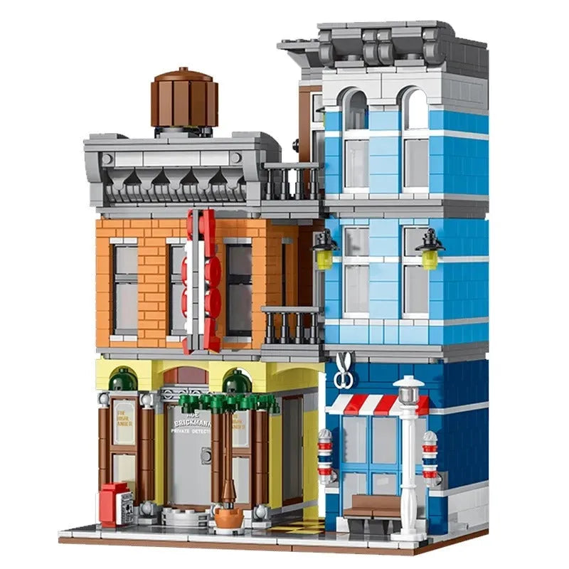 UG Building Block Set: City Street Detective Agency Office, Model UG20104