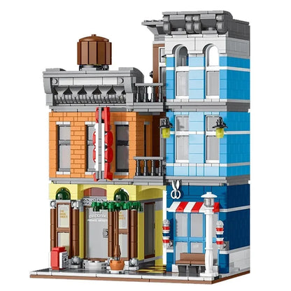 UG Building Block Set: City Street Detective Agency Office, Model UG20104